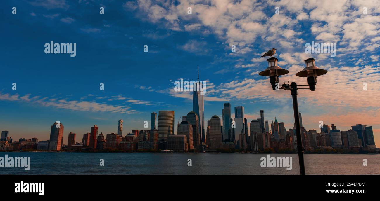 USA. New York City Landmarks. New York World Trade Center. New York skyline. New York City architecture. Stock Photo