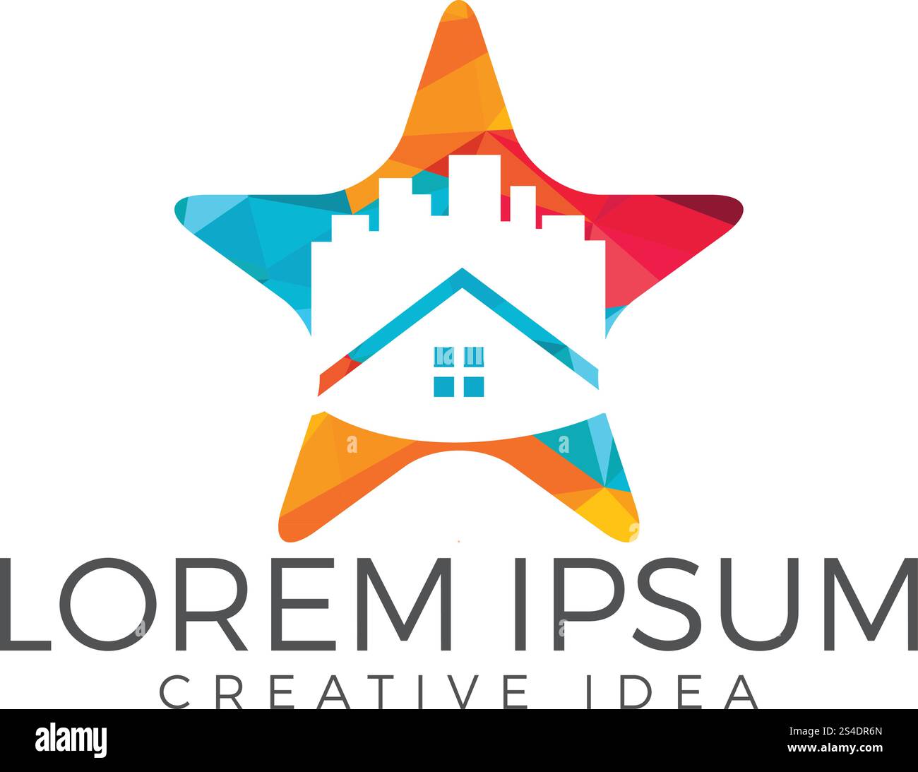 Star home logo design Stock Vector Image & Art - Alamy