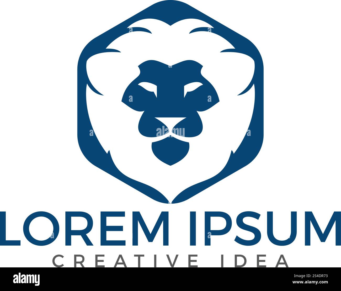 Lion logo template design vector icon illustration Stock Vector Image ...
