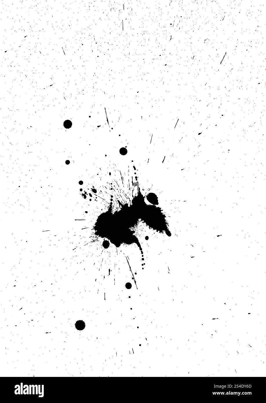 Abstract grunge blobs background. Black on white. Vector illustration. Stock Vector