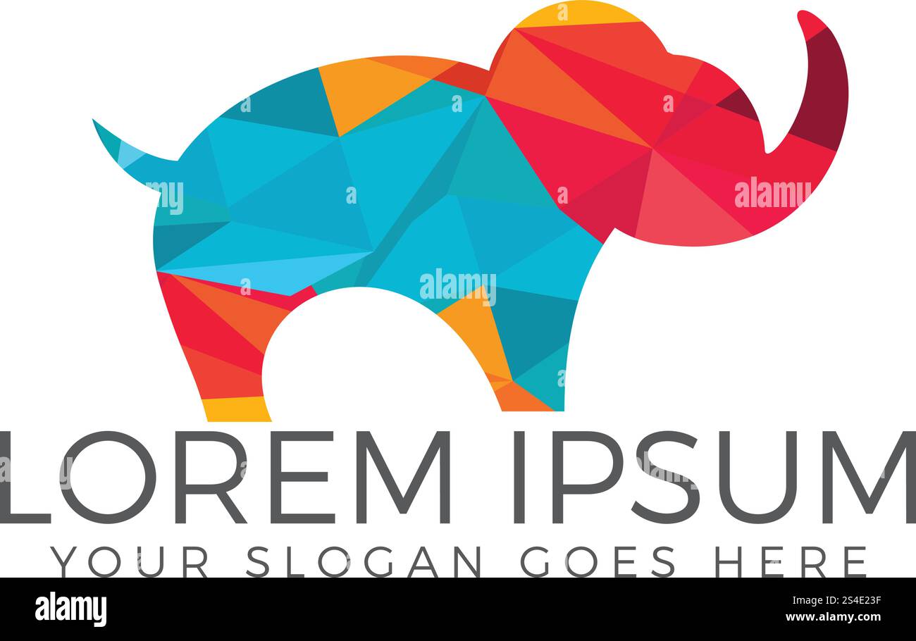 Simple modern elephant logo Stock Vector Image & Art - Alamy