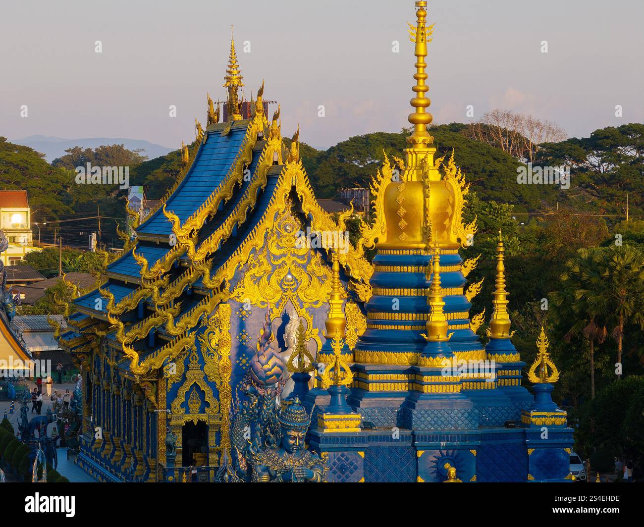 Blue Temple in Chiang Rai, Thailand Stock Photo - Alamy