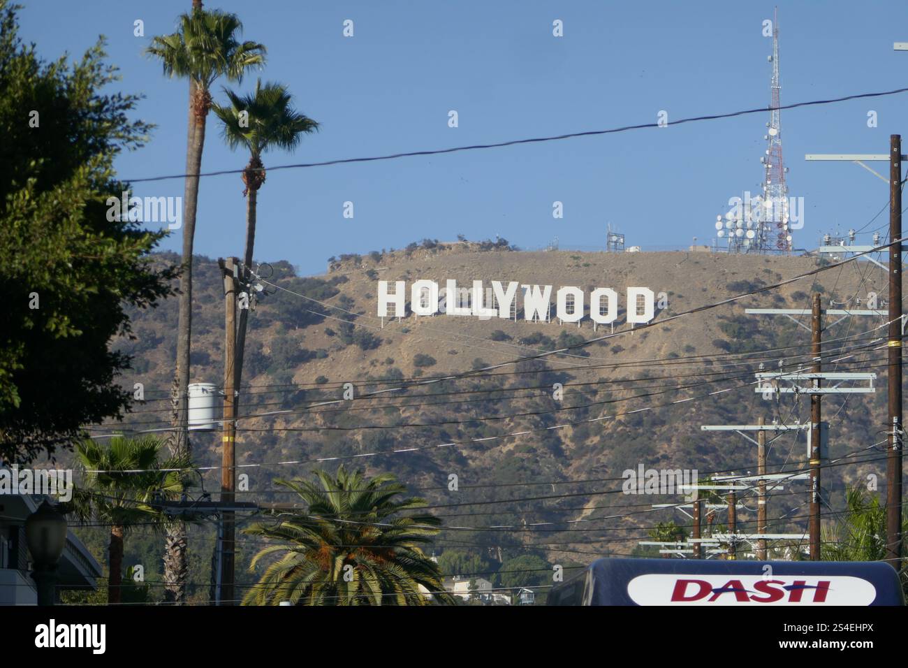 Los Angeles, California, USA 11th January 2025 Hollywood Sign during LA