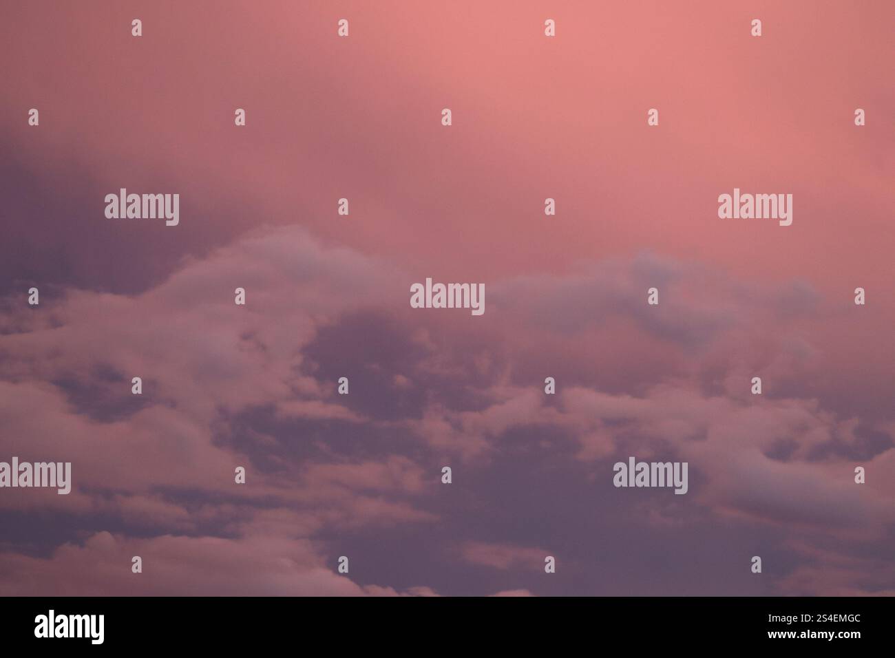 colorful clouds during a sunset Stock Photo