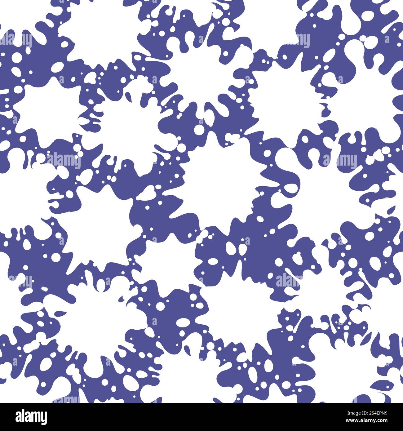 Milk blots with splashes drops seamless pattern. Abstract background grunge texture illustration vector. Milk blots with splashes drops seamless pattern Stock Vector
