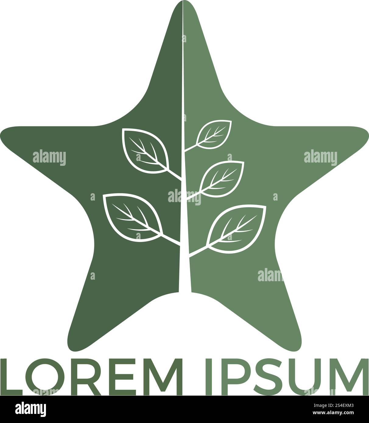 Star Tree logo design Stock Vector Image & Art - Alamy