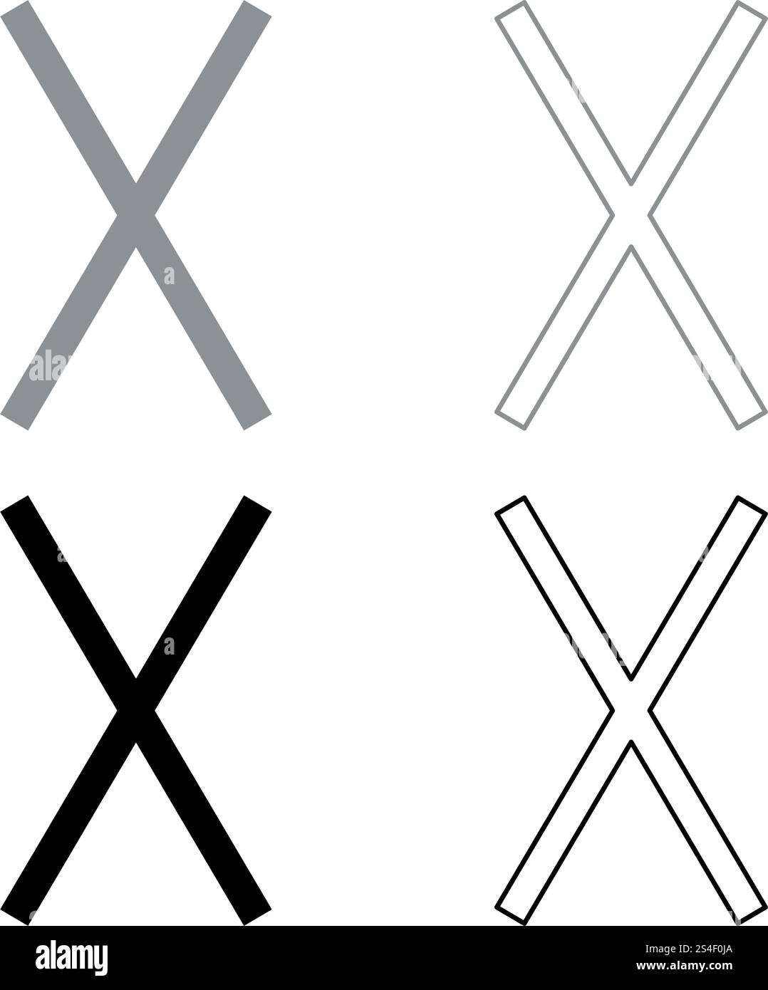 Gebo rune Gift talent sign icon set grey black color vector ...