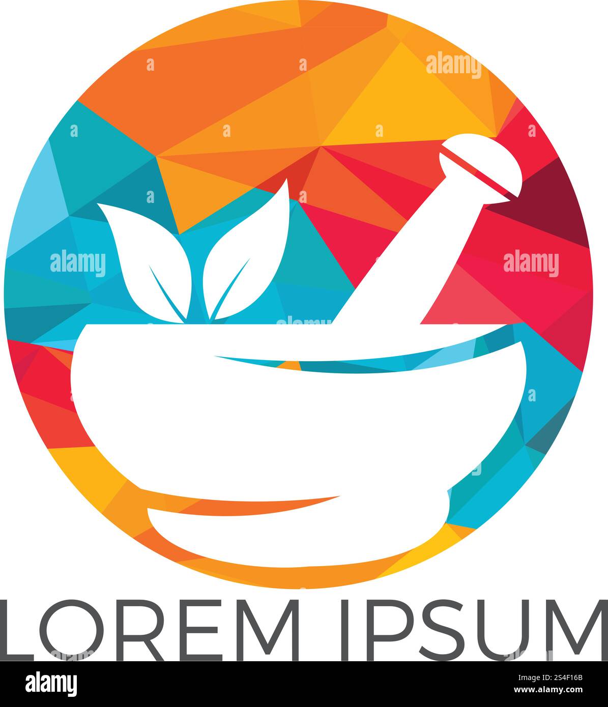 Pharmacy medical logo design. Natural mortar and pestle logotype ...