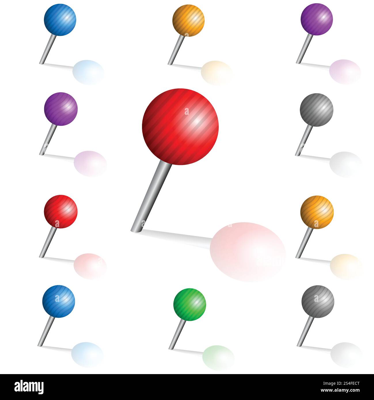 Pin Layout Draft Paper Map pins and object hi-res stock photography and images - Alamy
