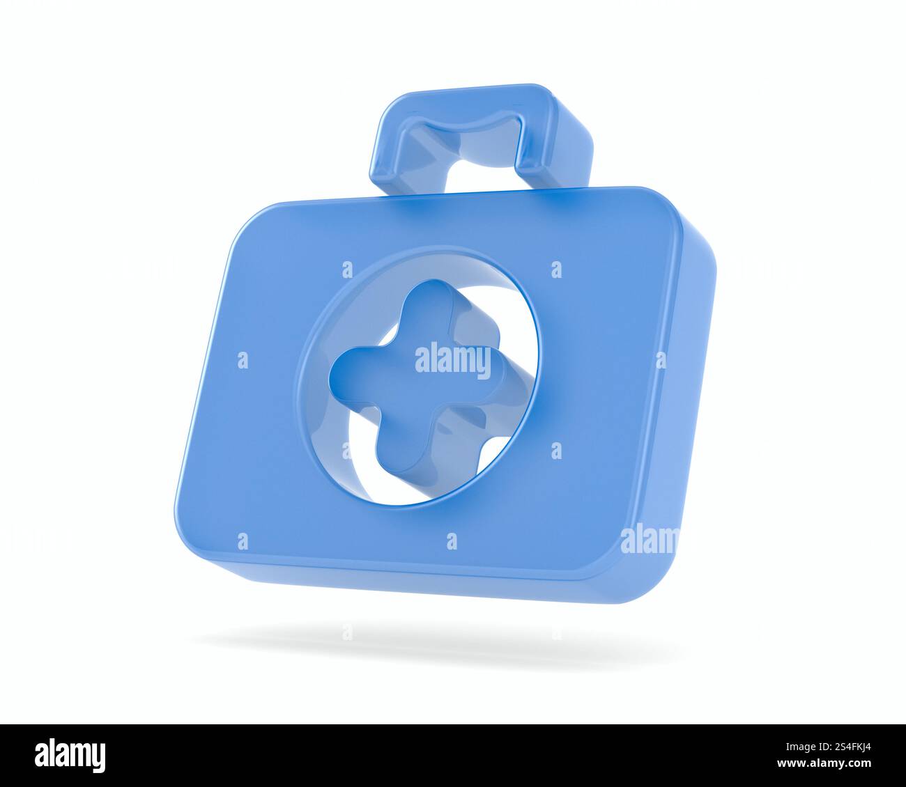 first aid kit on white background. Isolated 3D illustration Stock Photo ...