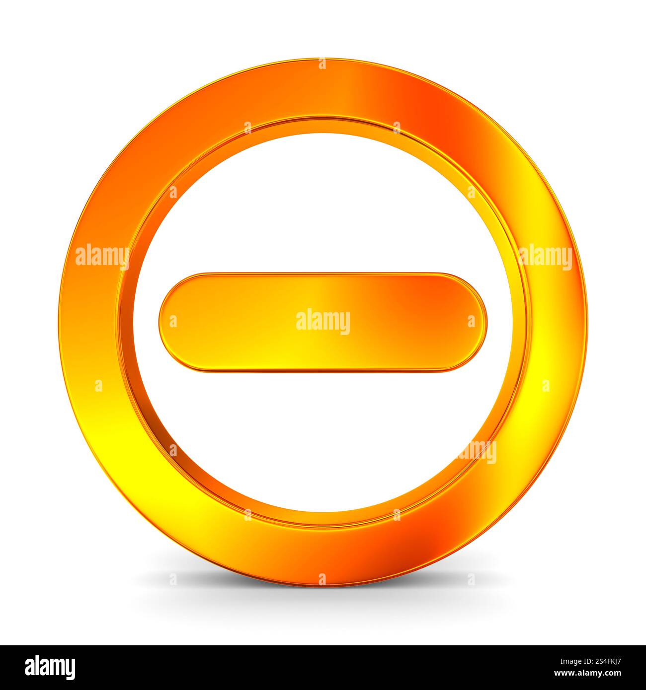 Sign stop on white background. Isolated 3D illustration Stock Photo - Alamy