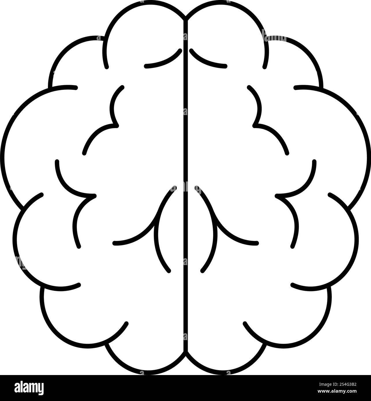 Brainstorm Icon. Thin line design. Vector illustration Stock Vector ...