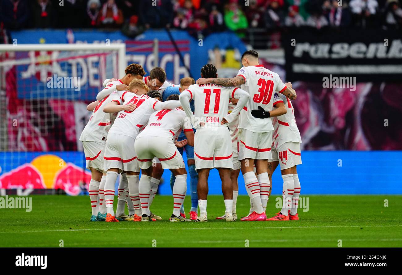 January 12 2025 RB Leipzig team during a 1. Bundesliga game, RB