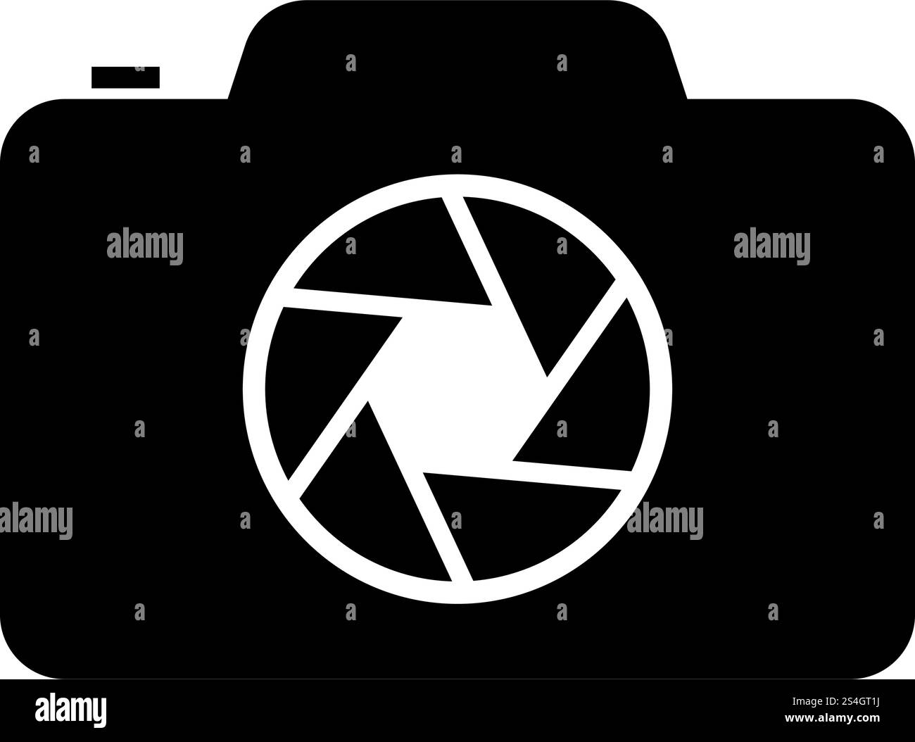 Camera with focus of lens concept icon black color vector illustration ...