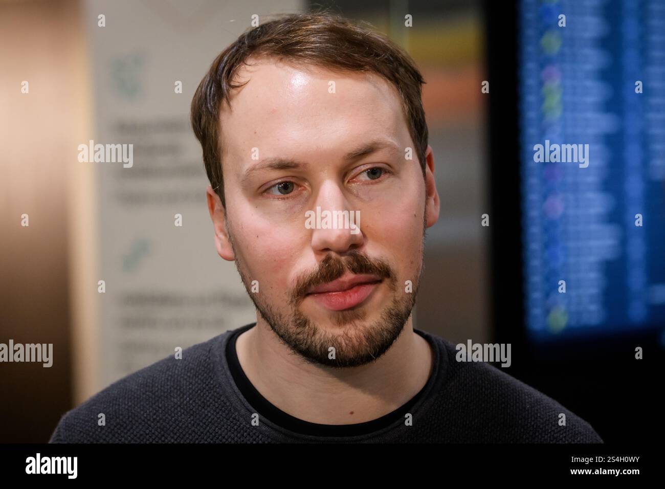 RIGA, LATVIA. 11th January 2025. Gints Zilbalodis, latvian animation ...