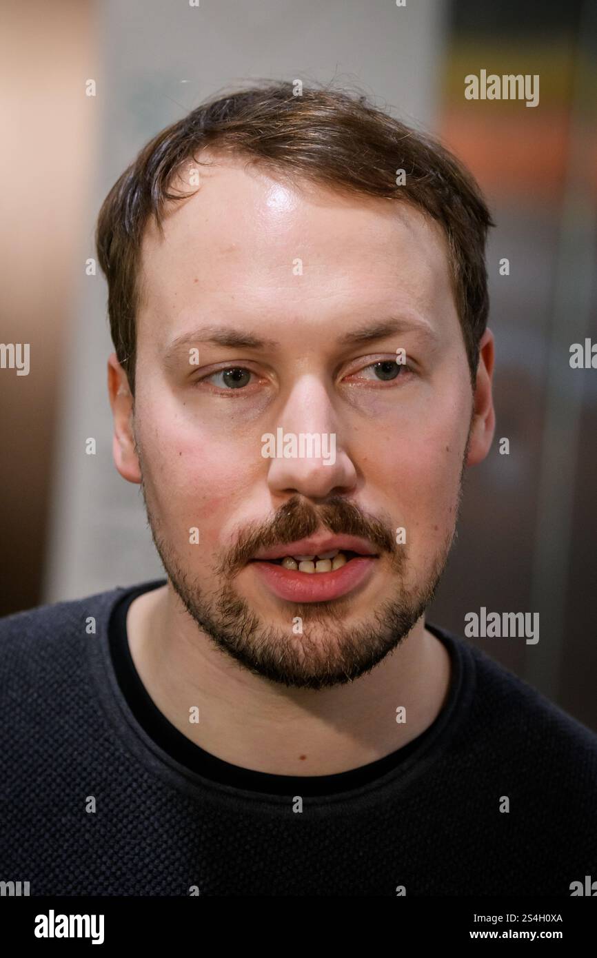 RIGA, LATVIA. 11th January 2025. Gints Zilbalodis, latvian animation ...