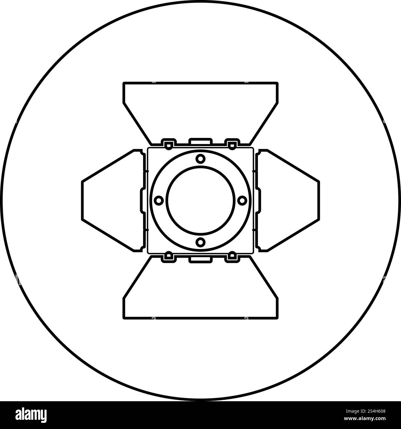 Studio spot lights Studio projector front view Spotlight Movie ...