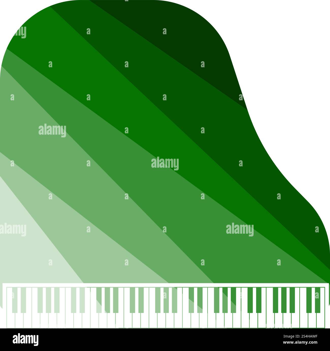 Grand Piano Icon. Flat Color Ladder Design. Vector Illustration Stock ...