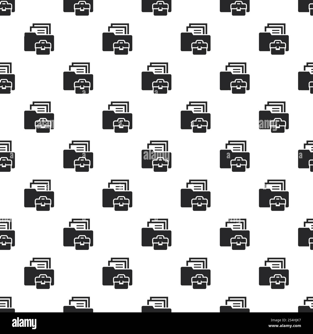 Folder briefcase pattern seamless repeat background for any web design. Folder briefcase pattern seamless Stock Vector