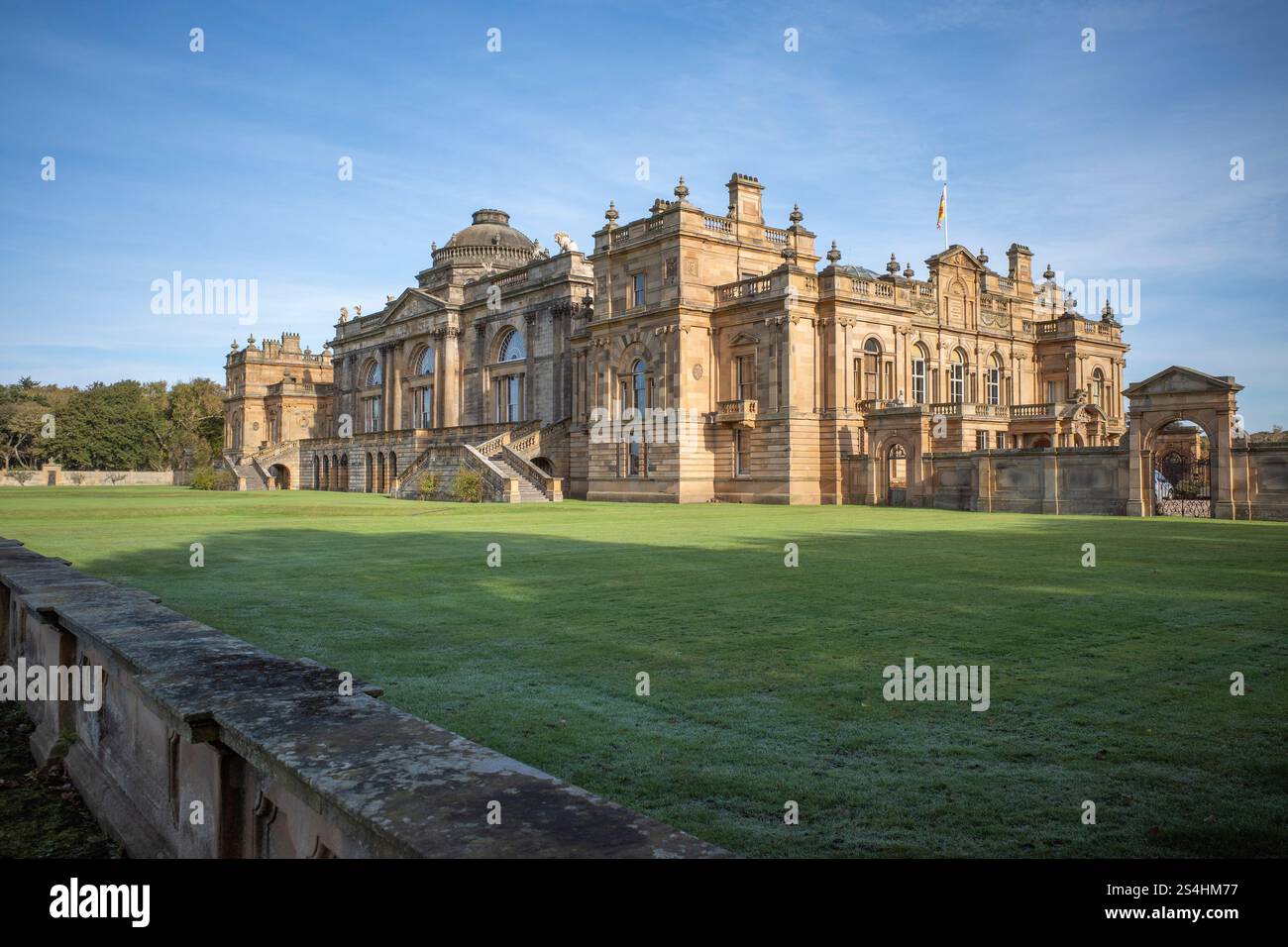 Gosford House, East Lothian, Scotland – a neoclassical mansion and popular film and TV location, used in productions such as Outlander. Stock Photo