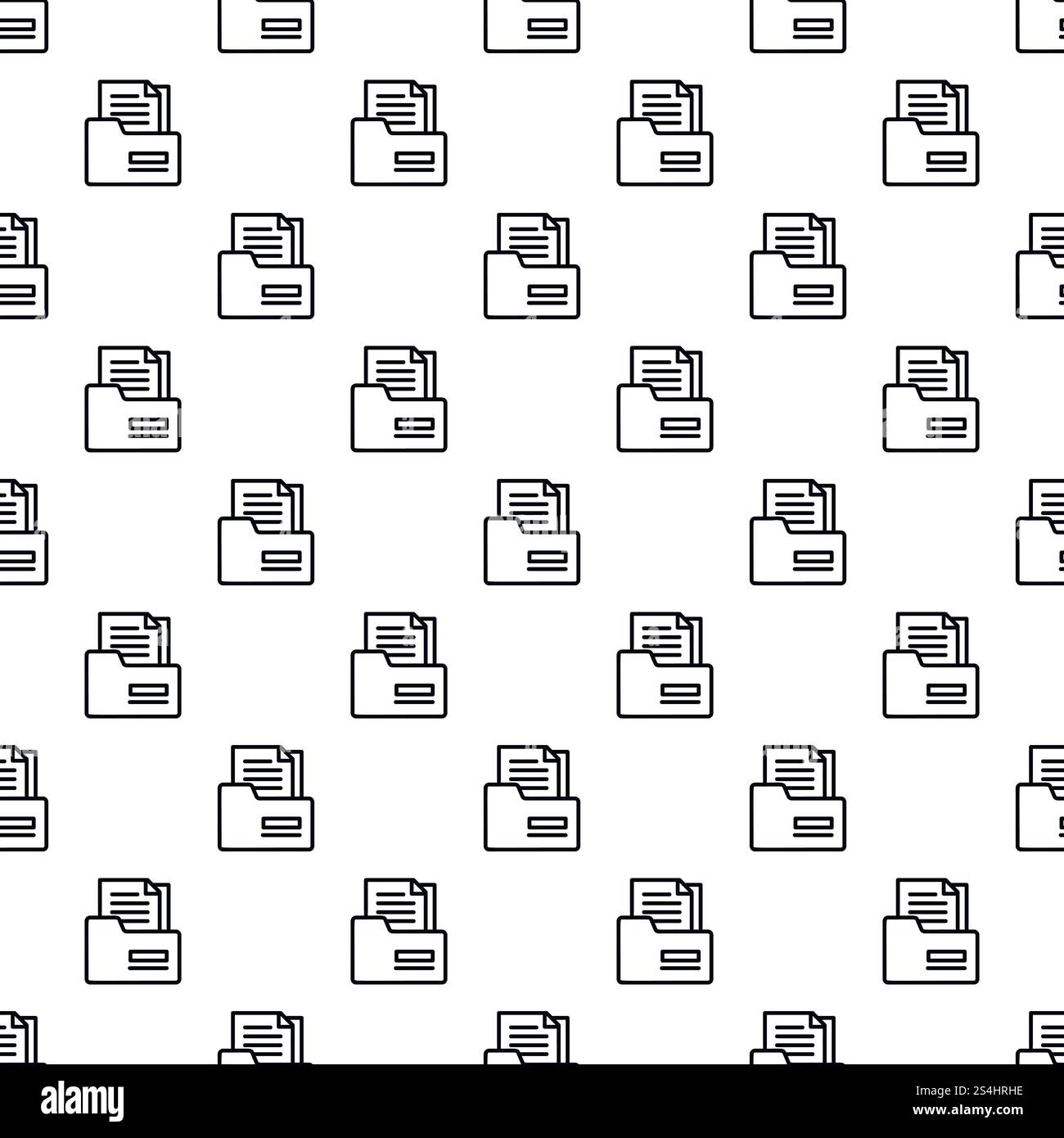 Tax folder pattern seamless repeat background for any web design. Tax folder pattern seamless Stock Vector