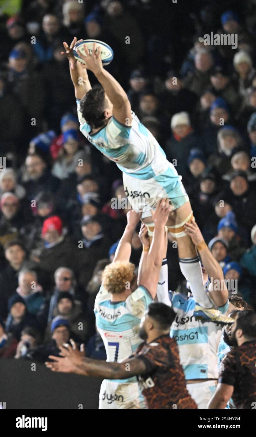 The Recreation Ground, Bath, UK. 12th Jan, 2025. Investec Champions Cup ...