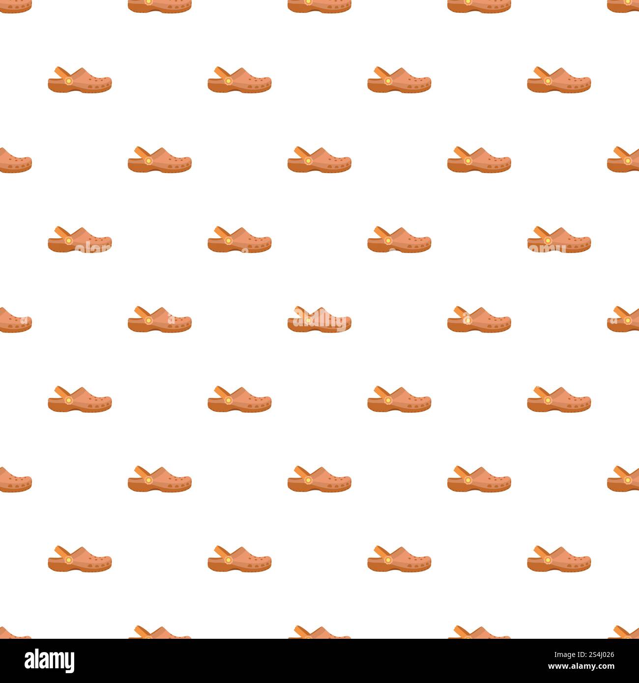 Kid slippers pattern seamless repeat background for any web design. Kid slippers pattern seamless Stock Vector