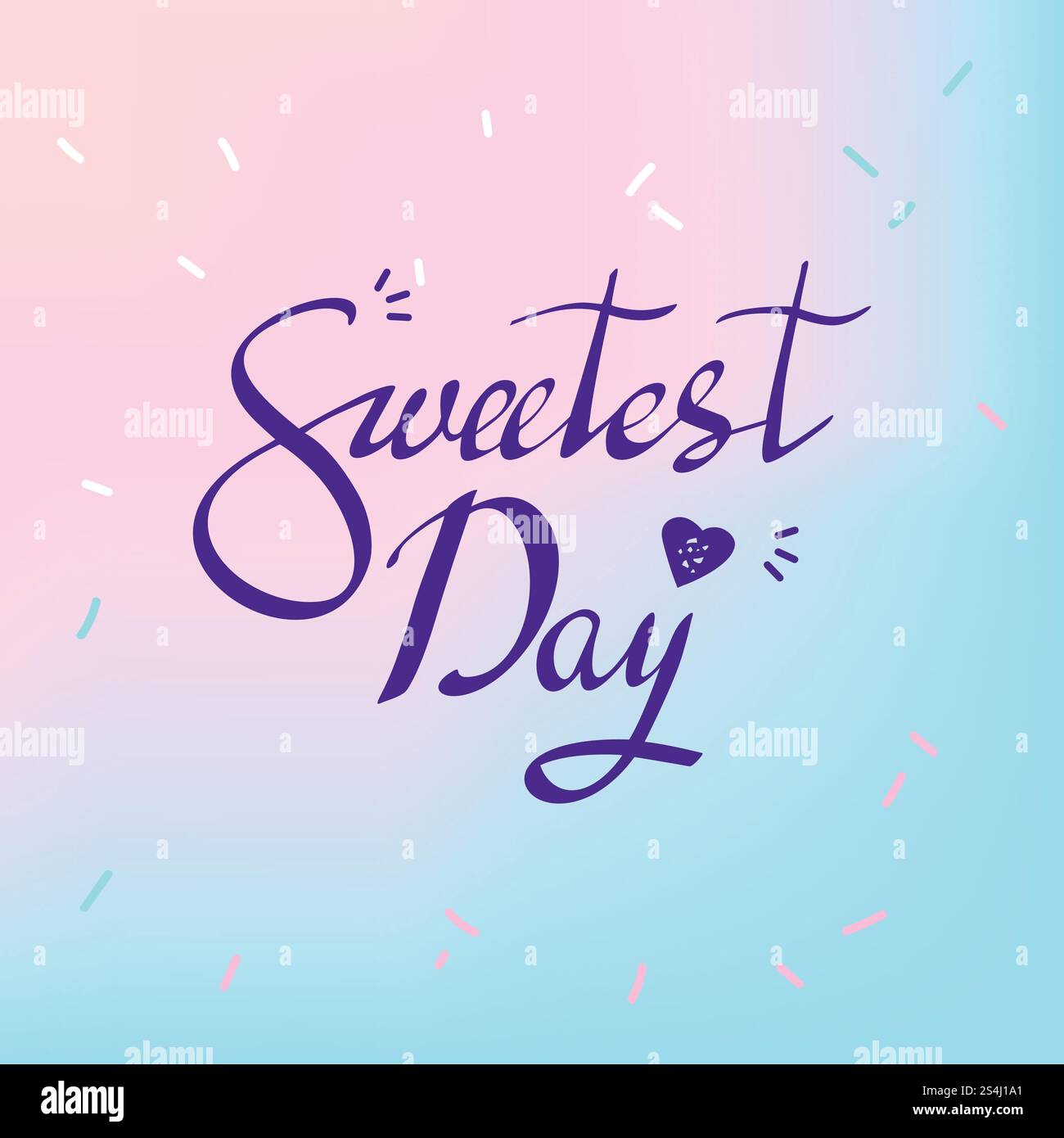 Sweetest day logo. Simple illustration of sweetest day vector logo for web design. Sweetest day logo, simple style Stock Vector