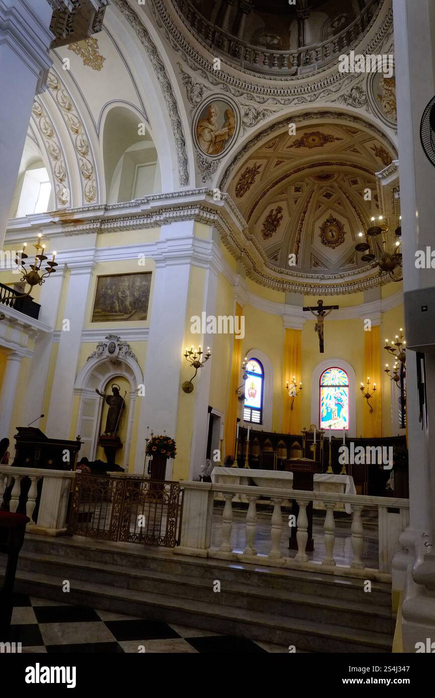 The Catedral Basilica Menor do San Juan Bautista in Old San Juan on the ...