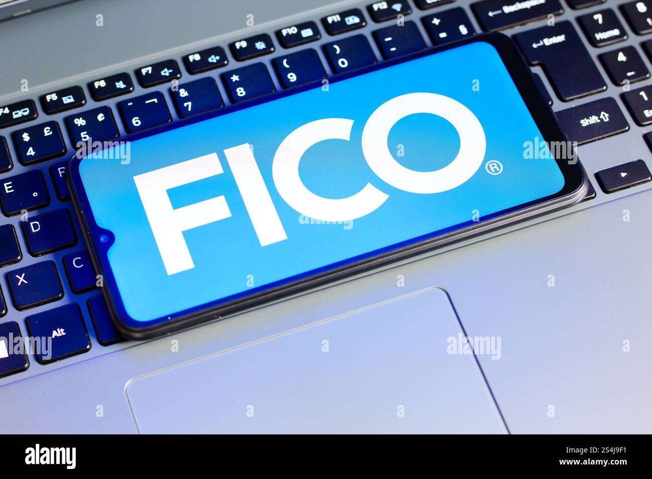 Canada. 12th Jan, 2025. In this photo illustration, the FICO logo is ...