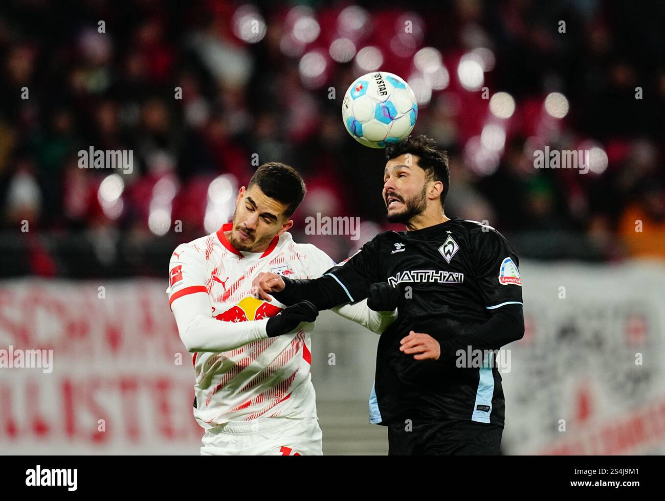 January 12 2025 Andra Silva of RB Leipzig and Leonardo Bittencourt of