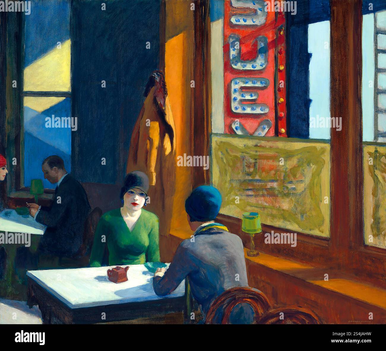 Pomegranate Puzzle 1000 Pezzi: 'Chop Suey' Di Edward Hopper, Finitura Opaca E Vestibilità Perfetta
