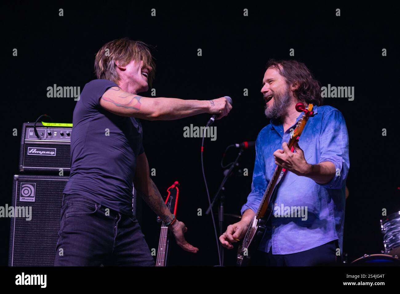 Madison, USA. 11th Jan, 2025. John Rzeznik and Brian Aubert during The
