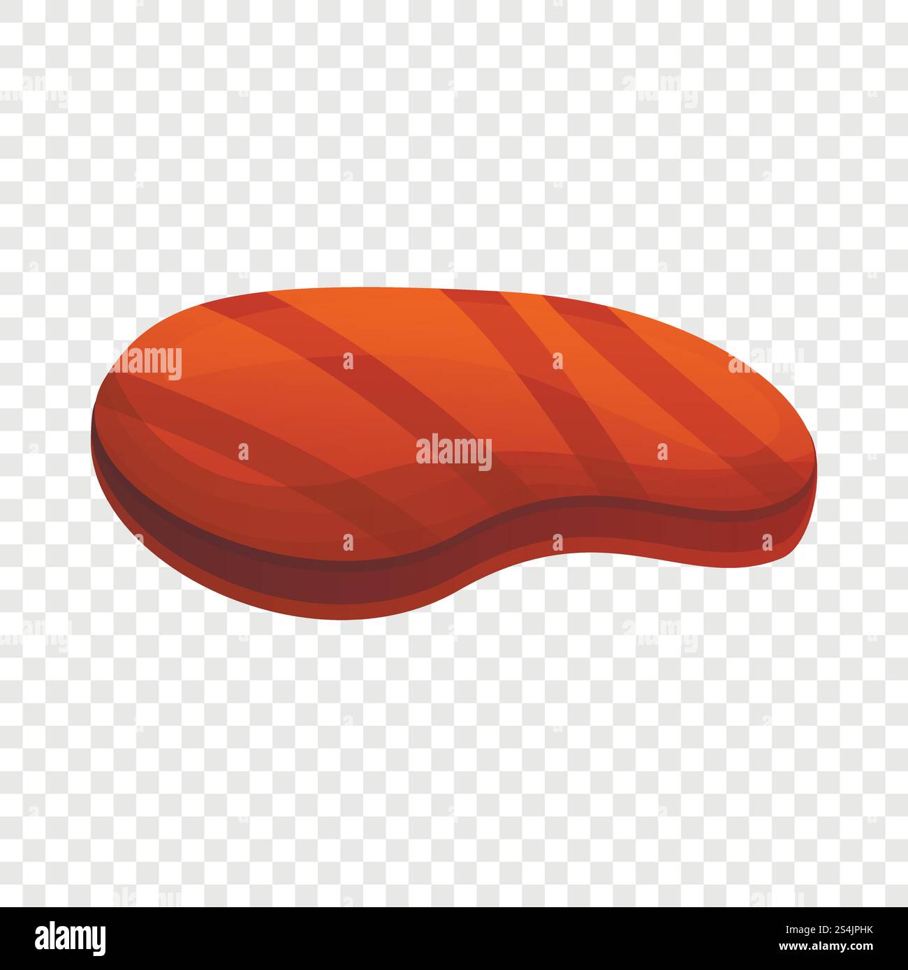 Grilled beef steak icon. Cartoon of grilled beef steak vector icon for ...