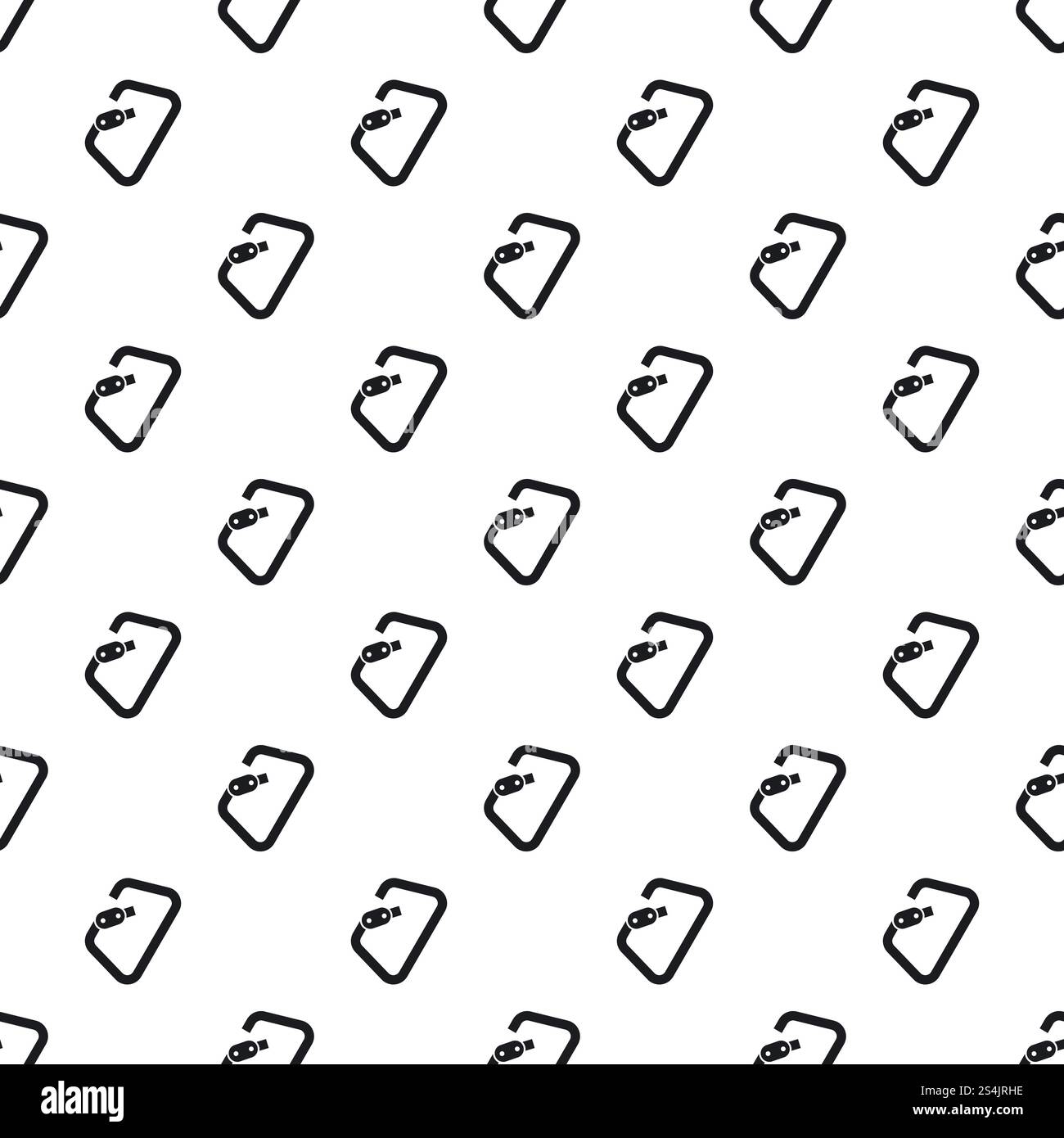 Carabine tool pattern seamless vector repeat for any web design. Carabine tool pattern seamless vector Stock Vector