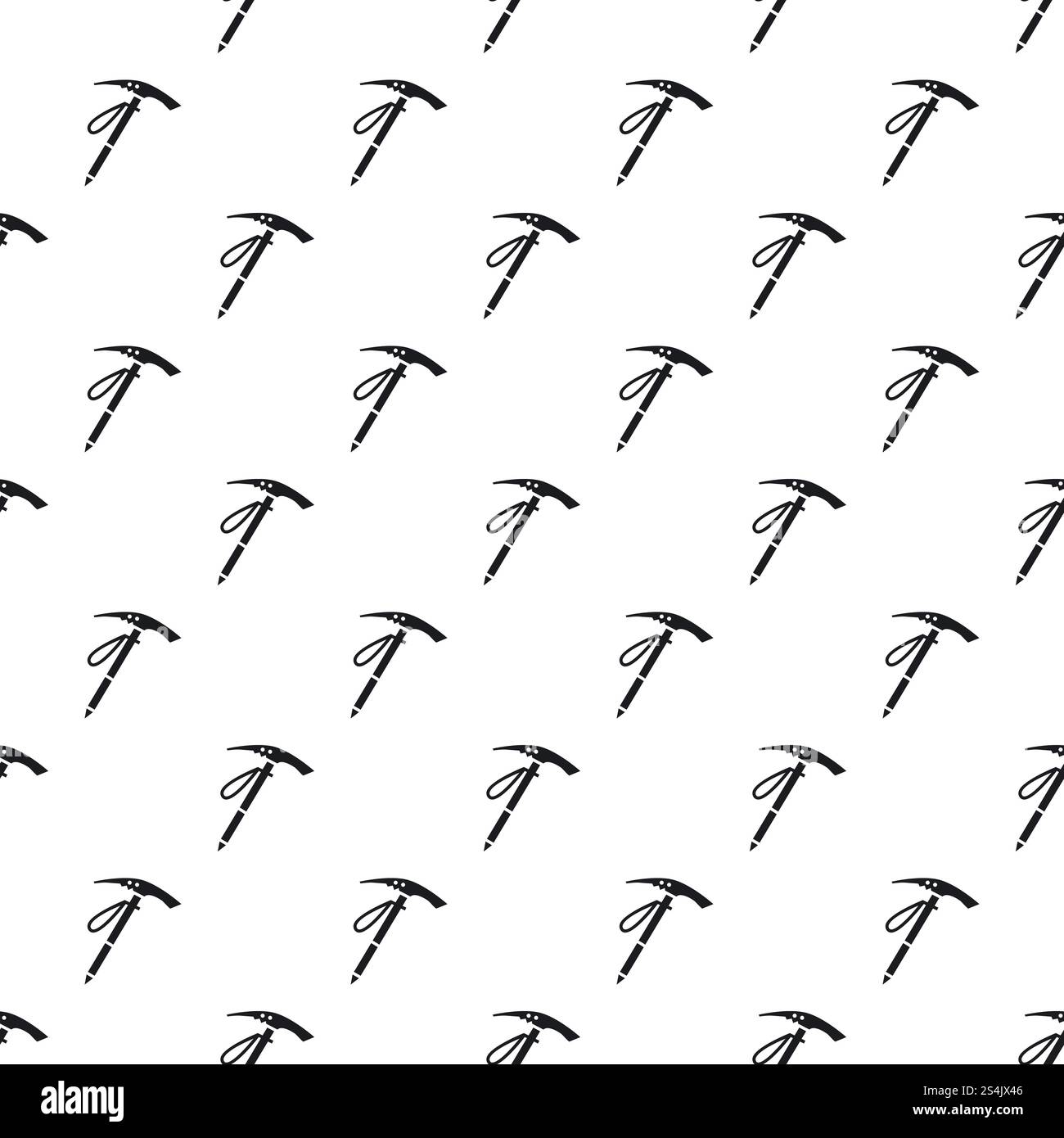 Pick mountain tool pattern seamless vector repeat for any web design. Pick mountain tool pattern seamless vector Stock Vector