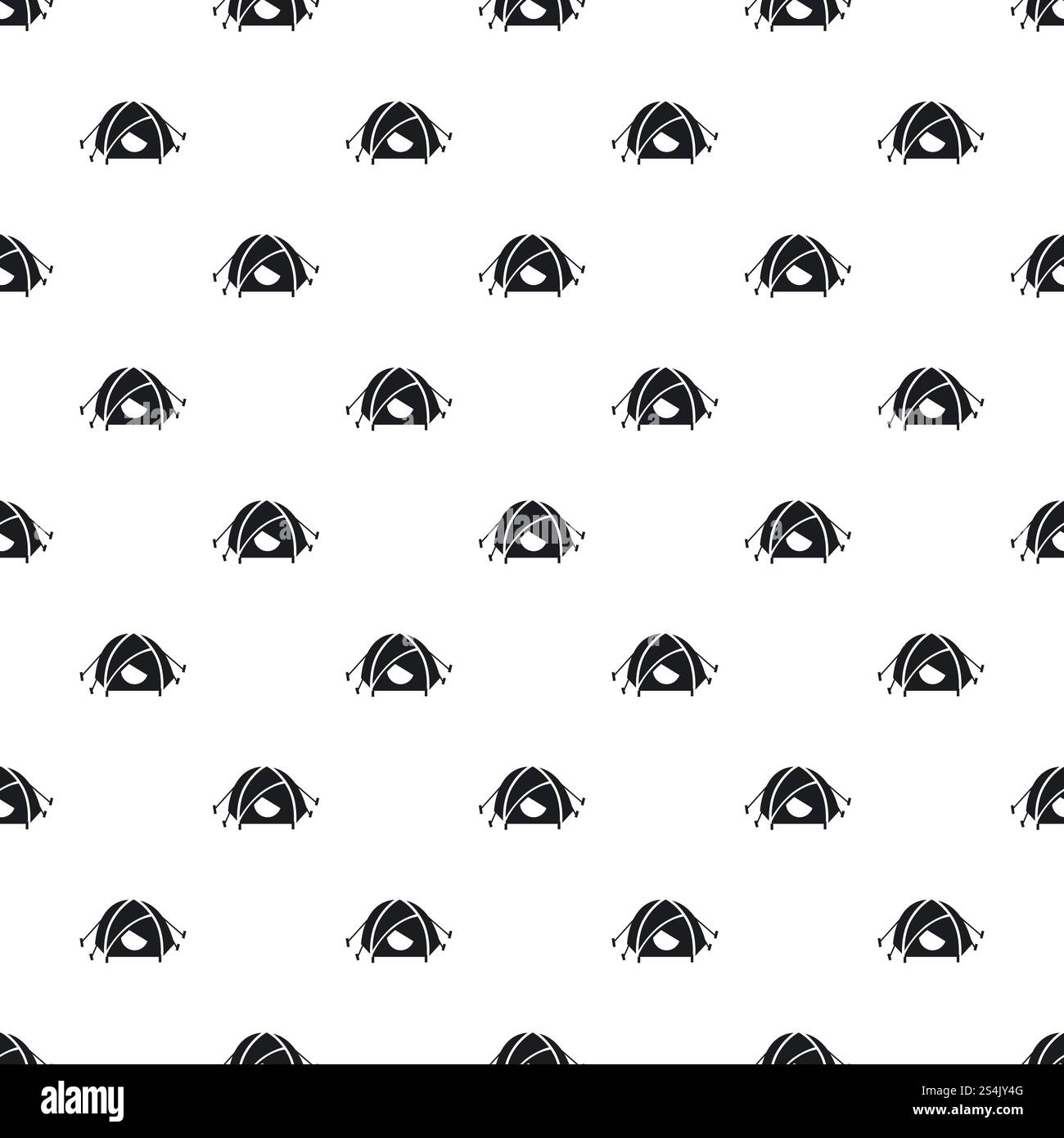 Mountain climb tent pattern seamless vector repeat for any web design. Mountain climb tent pattern seamless vector Stock Vector