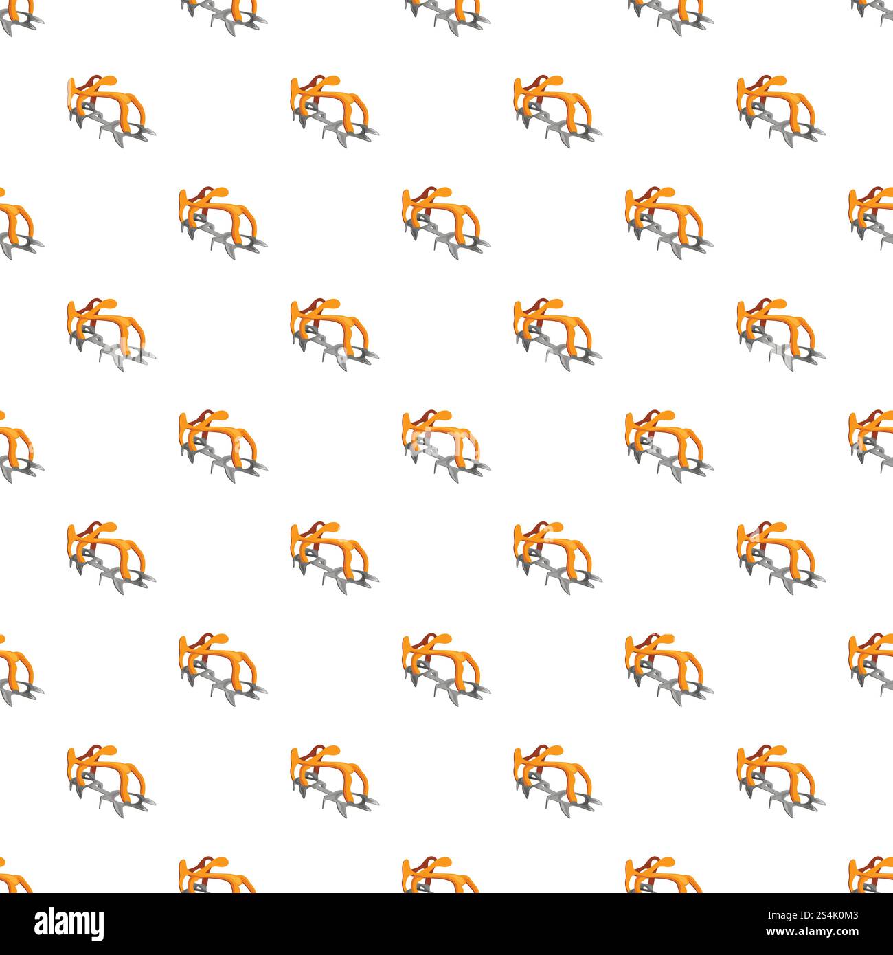 Spike for boot pattern seamless vector repeat for any web design. Spike for boot pattern seamless vector Stock Vector