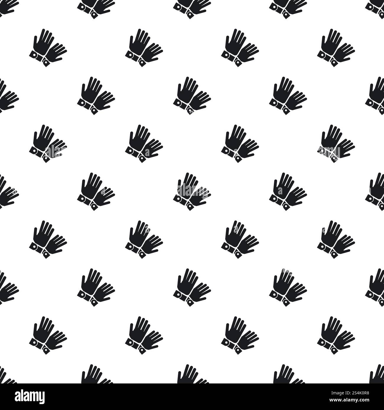Climbing gloves pattern seamless vector repeat for any web design. Climbing gloves pattern seamless vector Stock Vector