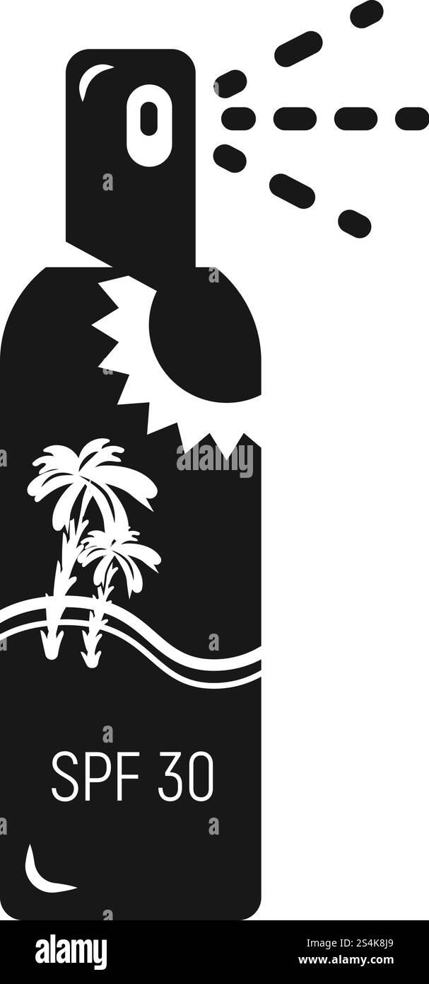 Sunscreen beach retro Black and White Stock Photos & Images - Alamy