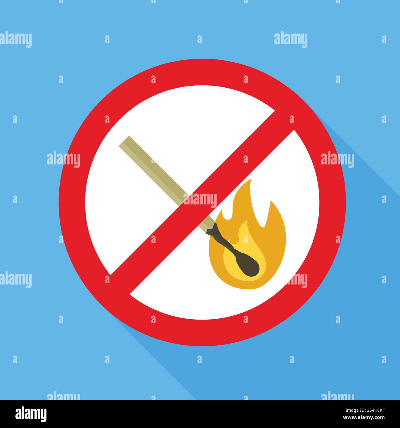 Dont fire prohibition sign vector image Stock Vector Image & Art - Alamy