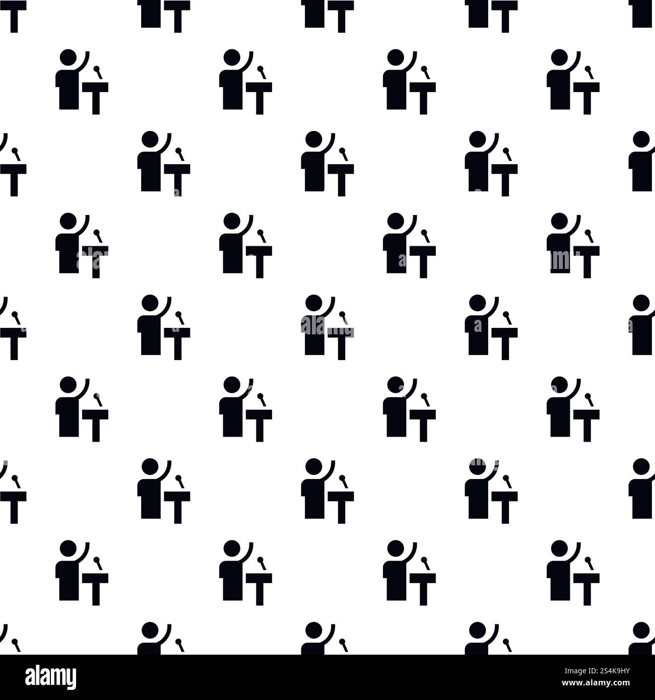 Speaker pattern seamless vector repeat for any web design. Speaker pattern seamless vector Stock Vector