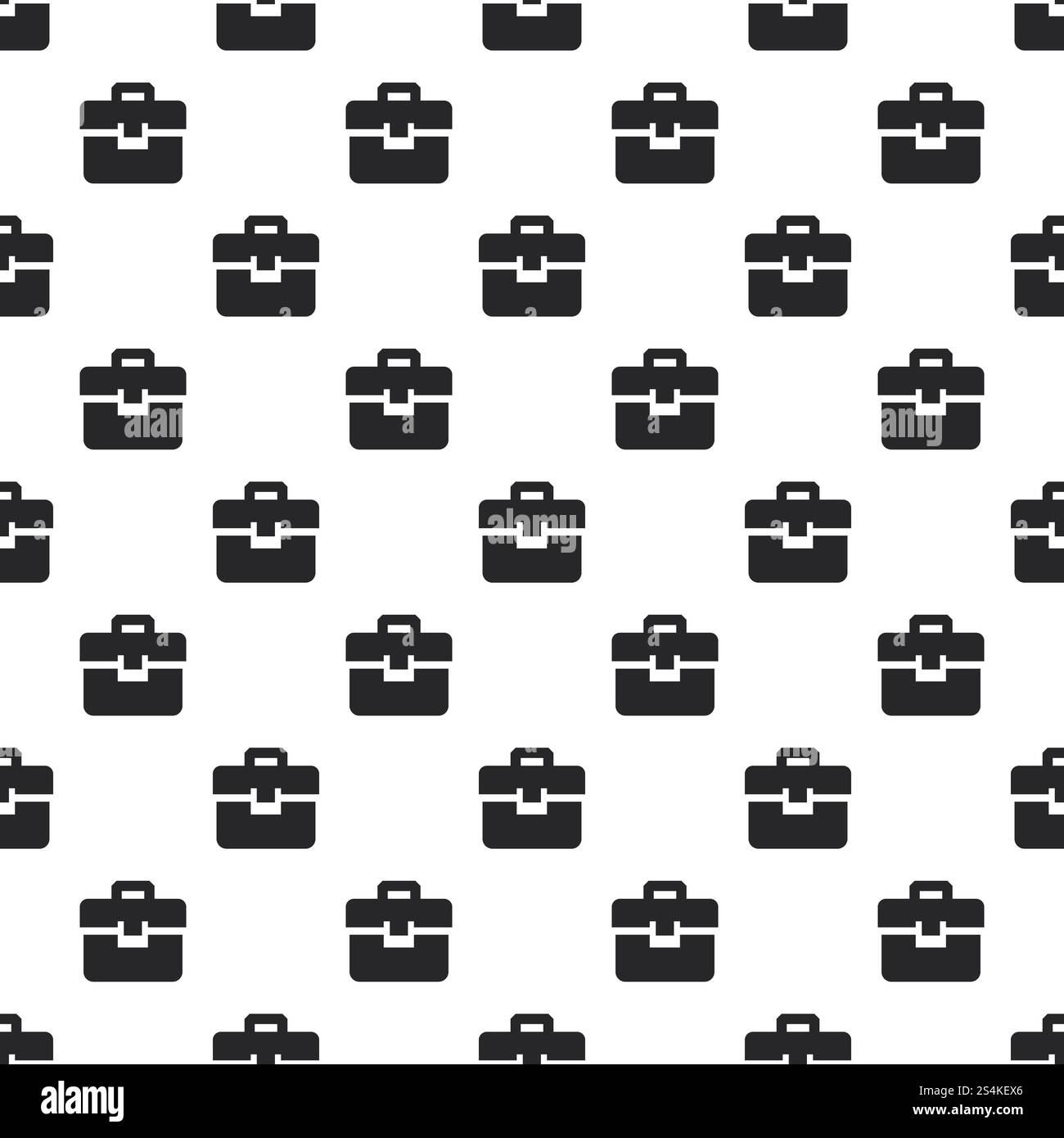 Suitcase pattern seamless vector repeat for any web design. Suitcase pattern seamless vector Stock Vector