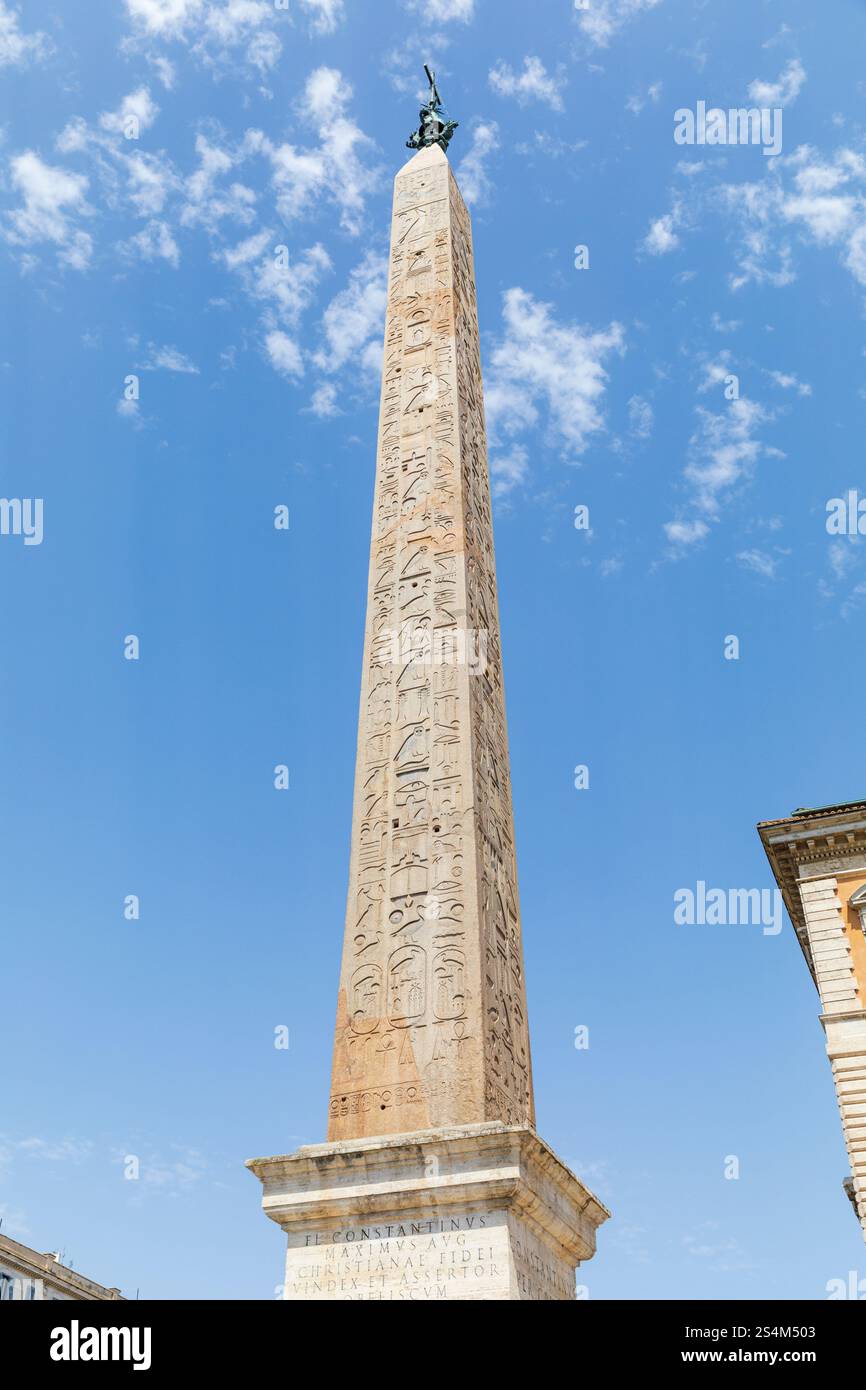 Obelisk Roma Obelisco di tuthmosis hi-res stock photography and images - Alamy