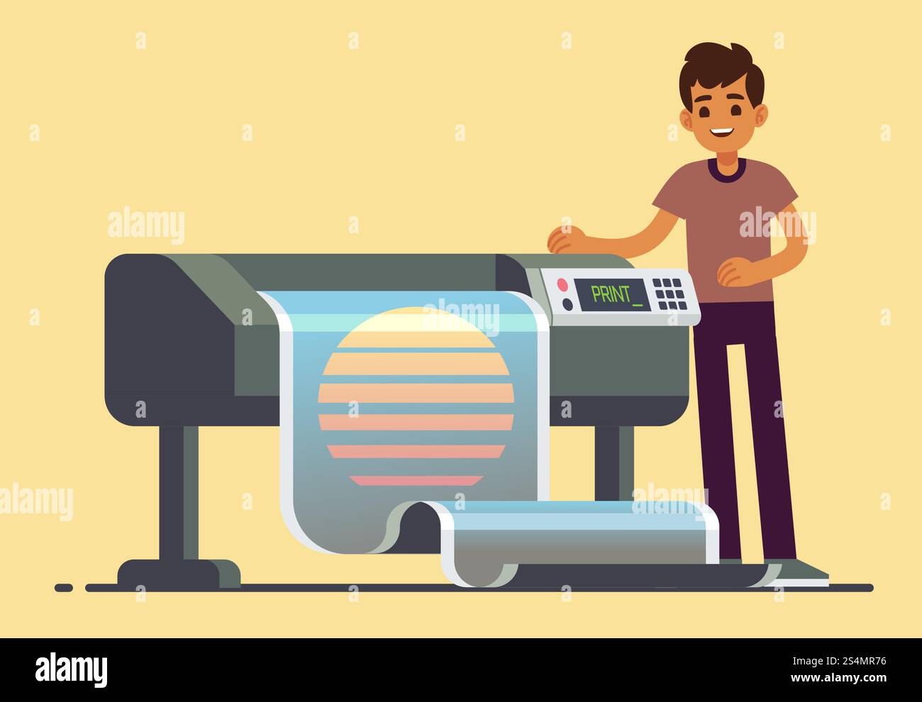 Vinyl plotter machine hi-res stock photography and images - Alamy