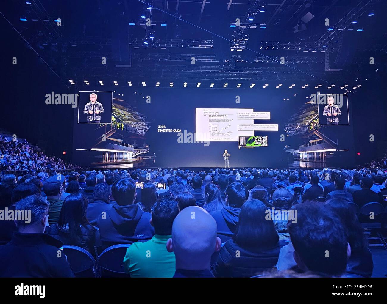 Las Vegas, USA January 6th, 2025 Nvidia Keynote on CES 2025 Stock