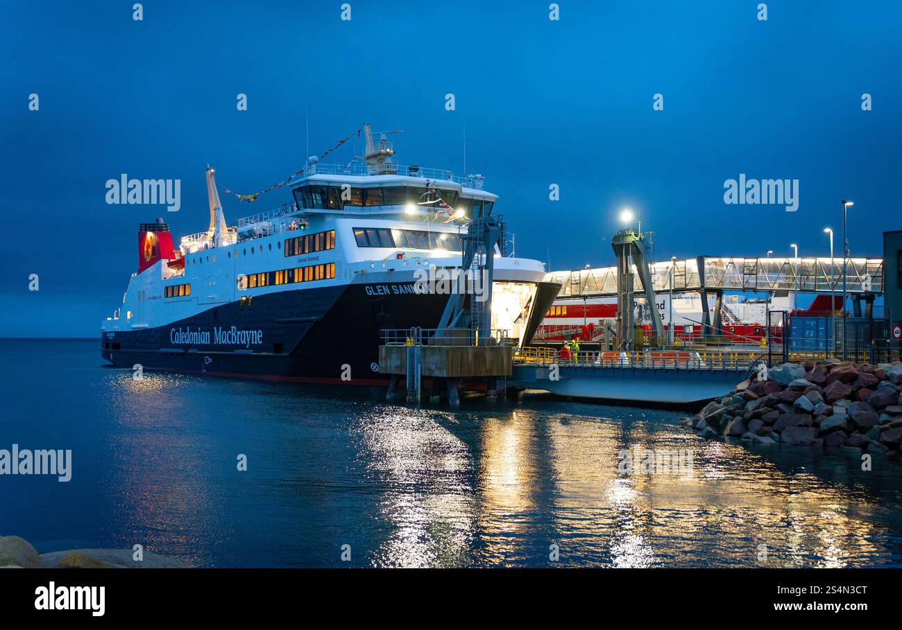 Troon, Scotland, UK. 13th January, 2025. The much delayed and over