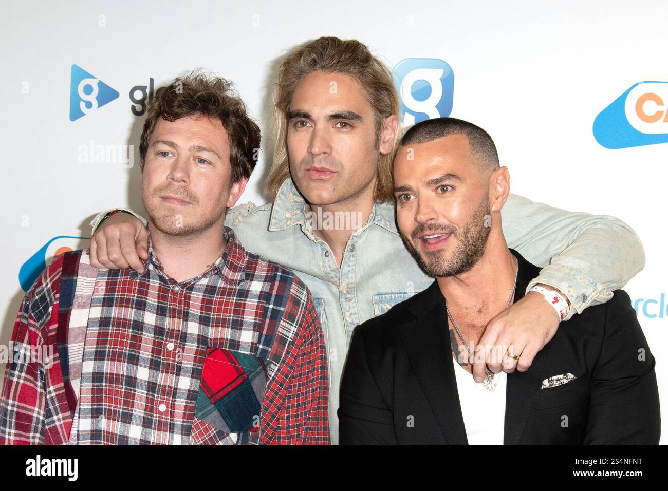 Busted ( James Bourne, Charlie Simpson and Matt Willis ) attends ...