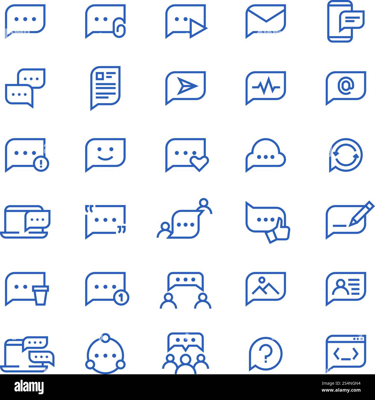 Conversation message shapes, dialogue speech bubble icons. Chatting ...