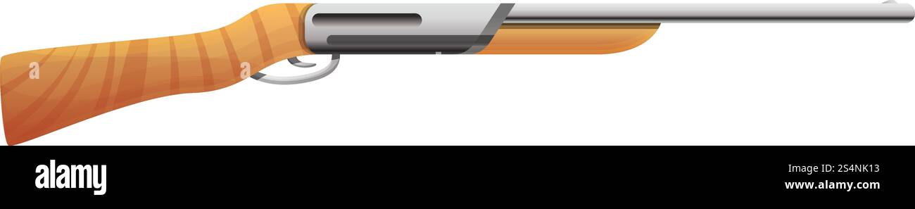 Modern hunting rifle icon. Cartoon of modern hunting rifle vector icon ...